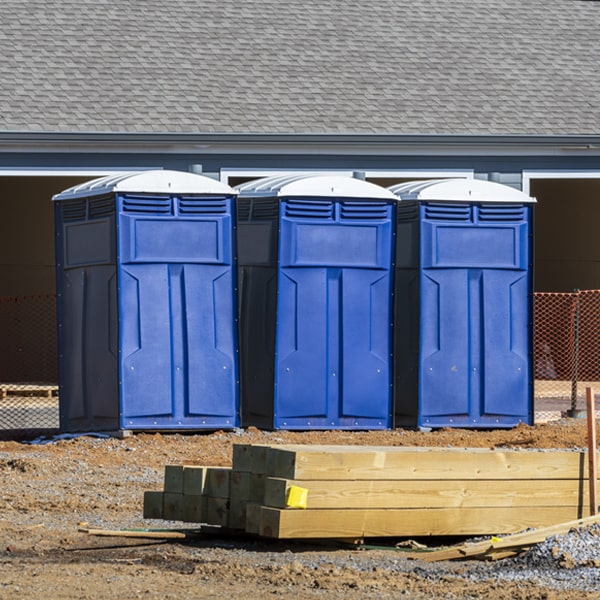 how do you ensure the portable restrooms are secure and safe from vandalism during an event in Snydersburg